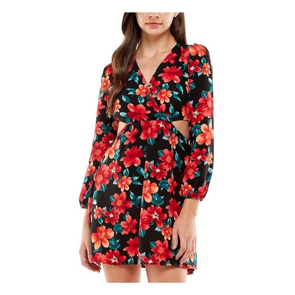 Robe Gap Fit And Flare Manches Bouffantes - Taille XS - Noire - Avec Étiquettes - Robe Cintrée